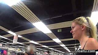 Glamorous Czech teen 18+ seduced at supermarket