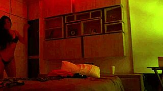 i watch linda houston dance under the red lights, feeling the energy