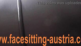 German Mistress becomes flirty and rather assertive in high-definition facesitting performance