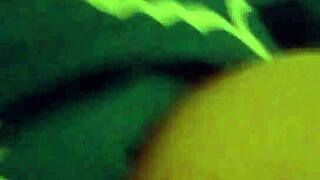 Husband creampies his wife in intense couple fucking