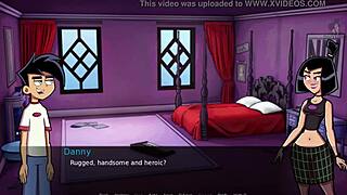 danny phantom goth girl feels intense pleasure in amity park