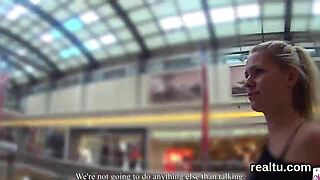 Glamorous Czech teen 18+ seduced at supermarket