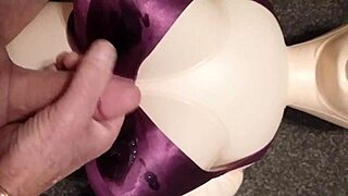 Handjob Fun With Dolly Busty Babe In Bra