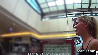 Glamorous Czech teen 18+ seduced at supermarket