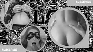 big girl in dress gets cum on pussy