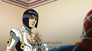 Namco Bandai partners with Llp fetishizing old-school anime Jojos Bizarre Adventure