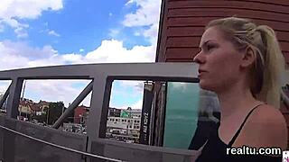 Glamorous Czech teen 18+ seduced at supermarket