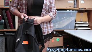 Delinquent Teen 18+ Caught Using Toys And Gets Jizzed