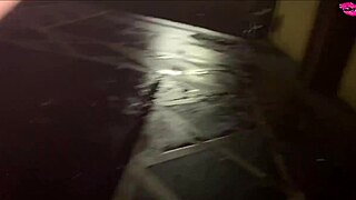 Nasty Girl Masturbates Vigorously In A Shopping Trolley Outdoors