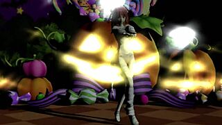 MMD veseli halloween ples z Ibaraken Kasen
