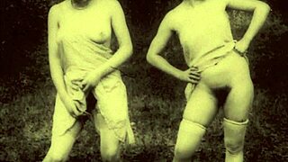 Two Centuries Vintage Cum Shots Retro Antique Hairy Cumshot