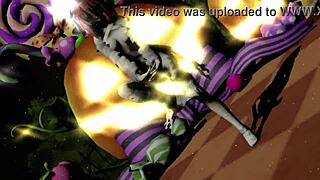 mmd happy halloween dance with ibaraken kasen