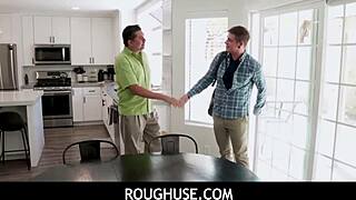 Chloe surreal bounces tits in front of landlord during free use