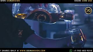 Brunette Latina flaunts her big ass in lingerie.