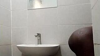 Boyfriend Shows Big Dick In Bathroom