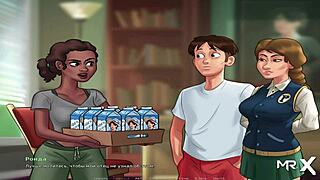 Summertimesaga - Headmistress Punishes Students with Intense Creampie in E2 10