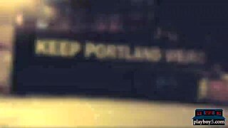 blonde femdom in comedy show