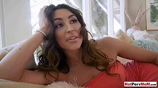 Busty milf stepmother gets special pussy attention from me