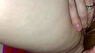 my gf playing with a big dildo