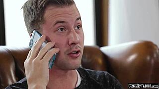 Horny mature woman sucks cock to her boyfriend’s buddy