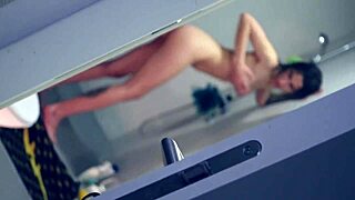 i caught my stepsister fucking with dildo in the shower