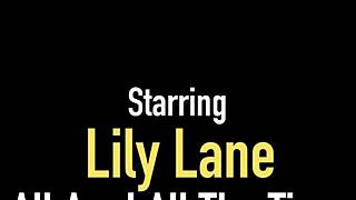 Inked babe lily lane rides lucky john's cock