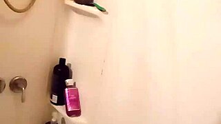 pissing and masturbating in the shower intensely