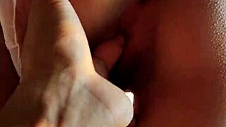 Spying On My Stepsister While She Lets Me Touch Her Pussy