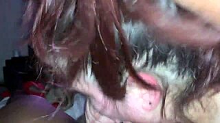 Hey, watch this white BBW suck on a huge BBC like a pro!