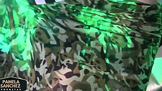 I give a blowjob to my prisoner jesus sanchez at the party