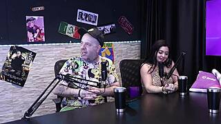 Candid scene of Fernandinha Fernandez being shocked by the size of her husband’s penis