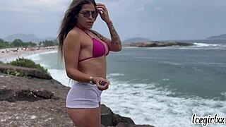 my friend took me to the beach and fucked me