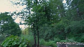 meeting and fucking stranger in the nature