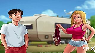 Summertimesaga - you deserve to see my tits, teen milf babe in hentai style