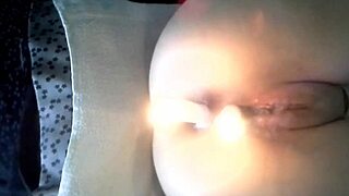 extreme punishment with candles in pussy and ass