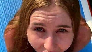 Real lake encounter with cum on face?