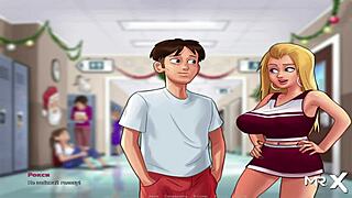 Summertimesaga - you deserve to see my tits, teen milf babe in hentai style