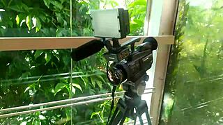 lady milf assfucking in the labyrinth with fans?