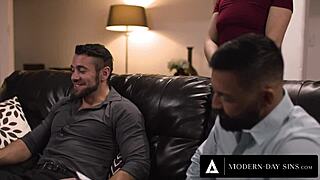 modern-day sins - victoria voxxx and casey calvert's bisexual orgy watch