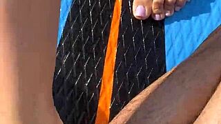 Real lake encounter with cum on face?