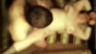 handcuffed chubby girl gets fucked hard, nipples clamped on bed