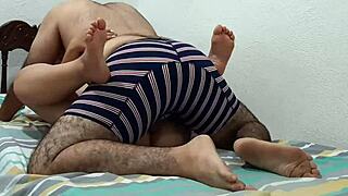 Amateur Latina Blonde Couple Fucks Hard