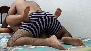 Amateur Latina Blonde Couple Fucks Hard