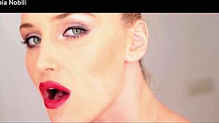 hey, check kathianobiligirls getting off in cute pantyhose solo action