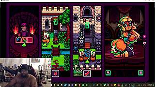 I-I can't believe I'm playing this smutty scrolls adult puzzle game, it's so nasty and full of nude anime hentai!