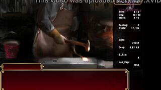 Blonde Teen Giving Oral To Anime Character Leading To Orgasm