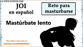 can you masturbate to the end in spanish?