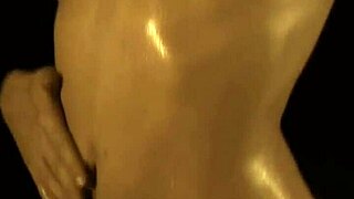 Exposing her natural beauty.