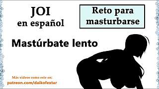 can you masturbate to the end in spanish?