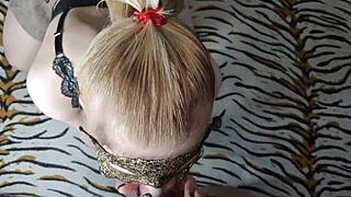 Deep Wet Blowjob From Hot Blonde